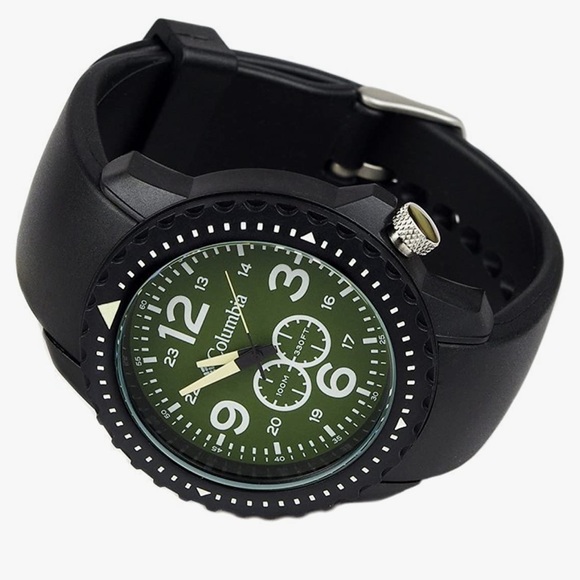 NIB Columbia Unisex CA008050 Urbaneer Black Analog Sports Watch - Picture 3 of 8